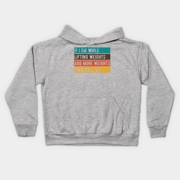 Weight Lifting fitness gym Kids Hoodie by Gaming champion